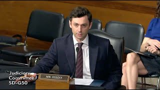 WATCH Sen Ossoff Calls for More Law Enforcement Funding [upl. by Eceinahs]