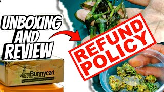 aquarium plants bunnycart REFUND POLICY  UNBOXING AND REVIEW ☘️BUNNYCART [upl. by Sirromad64]