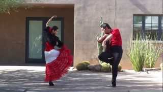 Flamenco Dance Phoenix Chili and Chocolate fest at Desert Botanical Gardens Sevillanas Arizona [upl. by Solram]