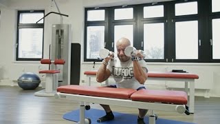 Begutachtung der Beinverletzung und neue Übungen  Physiotherapie [upl. by Cesar]