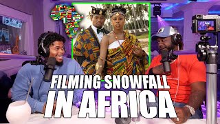 How was it filming Snowfall in Africa [upl. by Iaras879]