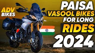 Best Bikes for Long Ride India 2024🏍️Most Comfortable🤩Best Adventure Bikes🔥Best Bike Under 3 Lakhs🔥 [upl. by Arukas]