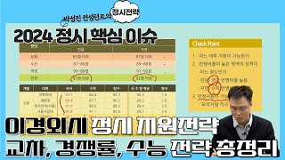 2024 정시 이화여대 경희대 한국외대 서울시립대 이경외시의 정시의 모든 것 [upl. by Llezniuq]