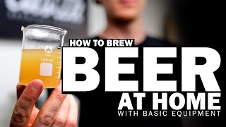 Brewing beer at home with basic equipment BIAB for Beginners [upl. by Puritan]