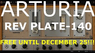 Rev Plate140 reverb  Arturias X mas gift FrUk subs test on synths and bass NO SHORT SOUNDS [upl. by Andrej]