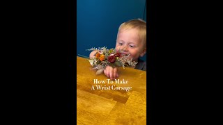 How to make a DIY wrist corsage [upl. by Freida]