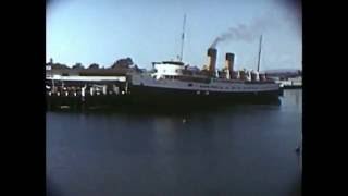 Victoria Inner Harbour 1953 seen from a CPR steamer coming in [upl. by Ytteb]