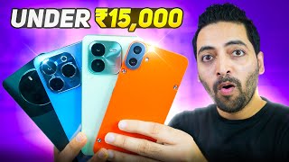 Best 5G Phones For You Under ₹15000 August 2024 [upl. by Zeuqram640]