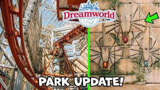 Dreamworld Gold Coast  Big New Roller Coaster Ride Update RIP Matilda amp More [upl. by Sorel]