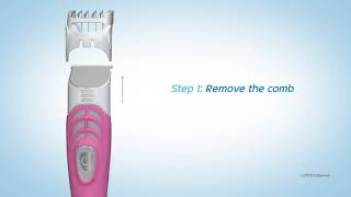 Schick Hydro Silk TrimStyle  How To Keep Trimmer Clean [upl. by Brown]