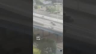 Truck driving wrong way narrowly avoids collision  USA TODAY [upl. by Marinna62]