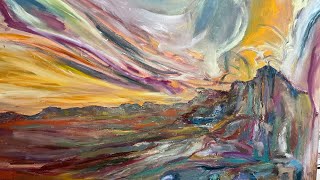 Abstract Oil painting…How to Start [upl. by Groeg]