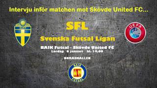 Intervju inför matchen mot Skövde United FC [upl. by Arze]