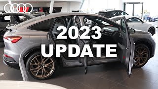 Audi Q4 ETron Sportback Interior And Review Update 2023 [upl. by Beyer]