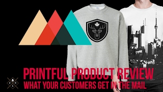 Printful Product Review amp What Your Customers Get In The Mail [upl. by Chloe]