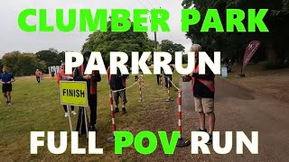 Clumber Park Parkrun FULL POV RUN 24082024 [upl. by Guillemette241]