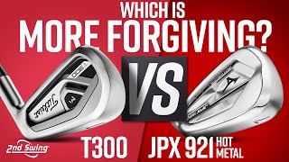 Titleist T300 vs Mizuno JPX 921 Hot Metal  Golf Irons Comparison [upl. by Carbrey]