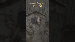 granny tips and tricks part 3how to get keys from the playhouse without cogwheel granny shorts [upl. by Drucill]