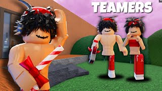 I BECAME A TEAMER IN MM2 😂 Murder Mystery 2 Funny Moments [upl. by Cornall83]