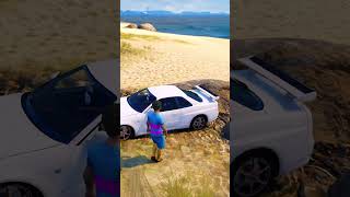 CRIANÇA ACHOU UM MINI CARRO ENTERRADO NA PRAIA 😱 shorts [upl. by Akcinahs]