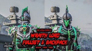 REVIEW SKIN PUBG TERBARU WRAITH LORD SET amp BACKPACK  INI SKIN ARGUS VERSI PUBG [upl. by Azmuh]