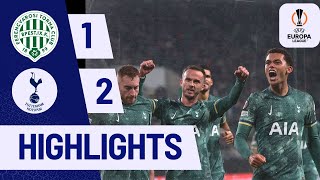 Ferencváros vs Tottenham 12 Highlights Johnson scores his fifth in a row  Europa League 202425 [upl. by Aruat]