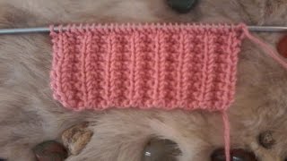 tuto point au tricot  fausses côtes anglaises n° 1 [upl. by Fedora]