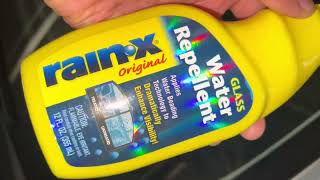 How To Use Rain X Water Repellent on Windshield [upl. by Engdahl]