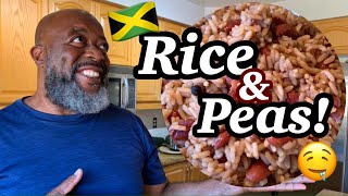 Quick Jamaican Rice amp Peas [upl. by Refiffej]