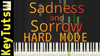 Learn to Play Sadness and Sorrow from Naruto  Hard Mode [upl. by Rawde512]