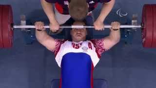 Powerlifting  Mens 90 kg Group B  London 2012 Paralympic Games [upl. by Hut]