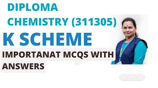 Important MCQS Basic Chemistry 311305  kscheme diploma [upl. by Laon]