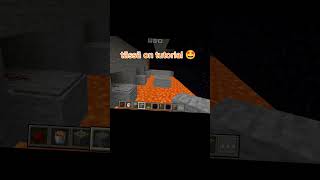 Minecraft lyhyt tutorial 🤩✴️ [upl. by Anelrac332]