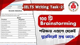 Writing task 2 Brainstorming।।Writing Task 2 Idea।।এই টপিক থেকেই ঘুরেফিরেই প্রশ্ন আসে [upl. by Akienahs]