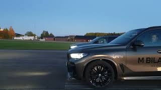 2022 BMW X5 xDrive45e 394hp vs 2022 Volvo XC90 T8 Recharge 455hp  Drag Race  4K [upl. by Alrep]