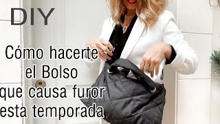 DIY Como hacer el BOLSO ACOLCHADO que está arrasando esta temporadaTote bag con cremallera [upl. by Sassan718]