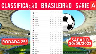 TABELA DO BRASILEIRÃO 2023  TABELA DO BRASILEIRÃO SÉRIE A HOJE  CLASSIFICAÇÃO DO BRASILEIRÃO 2023 [upl. by Ahsiema]