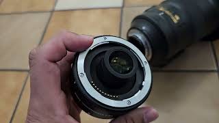 Z teleconverters attaching to ftz to fmount lenses [upl. by Orna]