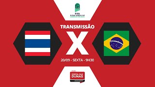 TAILANDIA 1 X 9 BRASIL  3° RODADA  COPA DO MUNDO DE FUTSAL 2024 FASE DE GRUPOS [upl. by Ehudd]