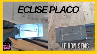 comment mettre une eclise sur fourrure placo raccord pour fourrure placo [upl. by Heydon931]