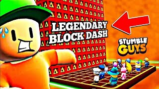 LEGENDARY BLOCK DASH Winners🏆🏆😥😥 stumbleguys firemk99271 [upl. by Naesad]