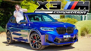 2022 BMW X3M Competition Review Inc 0100 Everything new in this BIG facelift [upl. by Tillie]