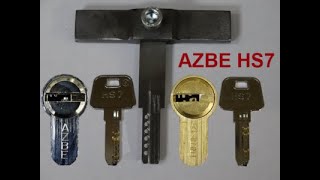 Azbe HS7 lock picking [upl. by Nauqas]