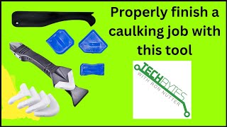 This tool will help you properly finish a caulking job [upl. by Uase762]