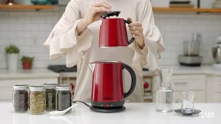 How to Make Turkish Tea with Saki Tea Maker [upl. by Nevart]