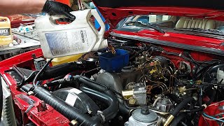 1985 Mercedes 300CD  Part 6 General Maintenance Fluids and Filters [upl. by Haron]