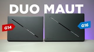 Duo Gaming Tipis NO CELAH  ROG Zephyrus G14 vs G16 2024 [upl. by Notlek]