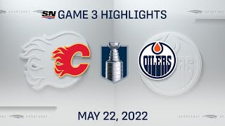 NHL Game 3 Highlights  Flames vs Oilers  May 22 2022 [upl. by Alexandr969]