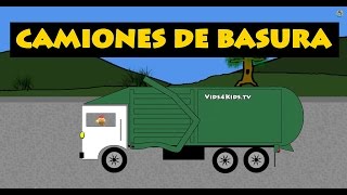 Vids4Ninos  Aprende a contar los camiones de basura [upl. by Otsirave]