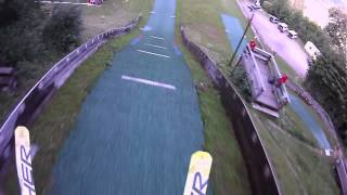 Skijumping POV  K 30  Isny [upl. by Atirehc897]